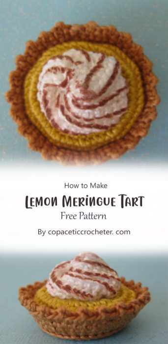 Lemon Meringue Tart By copaceticcrocheter. com