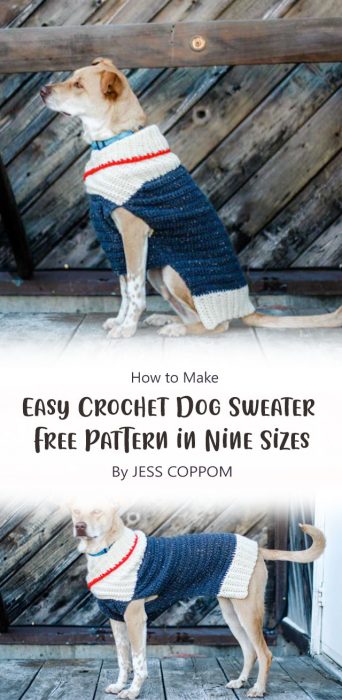 Easy Crochet Dog Sweater Free Pattern Ideas - Carolinamontoni.com