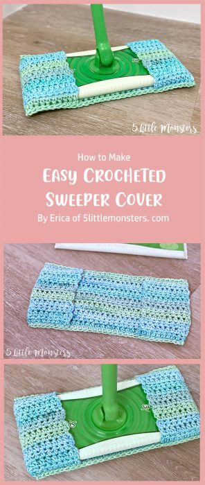 Easy Crocheted Sweeper Cover By Erica of 5littlemonsters. com