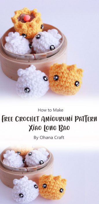 Free Crochet Amigurumi Pattern : Xiao Long Bao By Ohana Craft