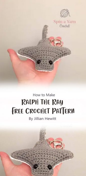 Ralph the Ray Free Crochet Pattern By Jillian Hewitt