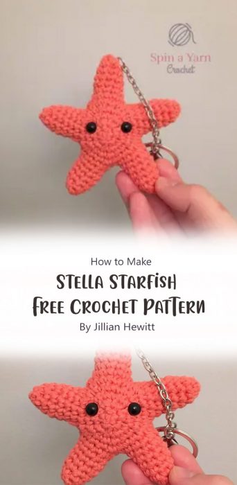 Stella Starfish Free Crochet Pattern By Jillian Hewitt
