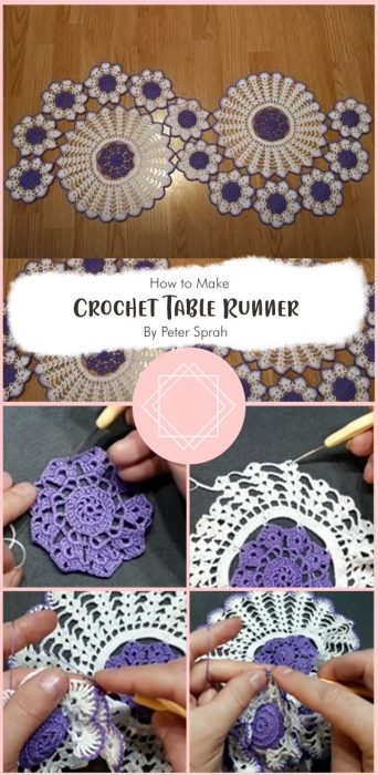 How to Crochet Table Runner By Peter Sprah