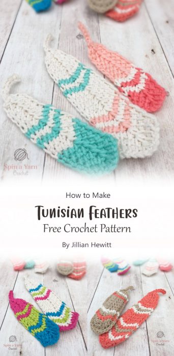 Tunisian Feathers By Jillian Hewitt