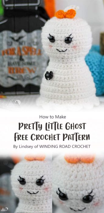 Pretty Little Ghost Free Crochet Pattern By Lindsey of WINDING ROAD CROCHET