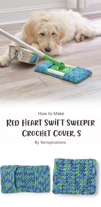 Red Heart Swift Sweeper Crochet Cover, S By Yarnspirations