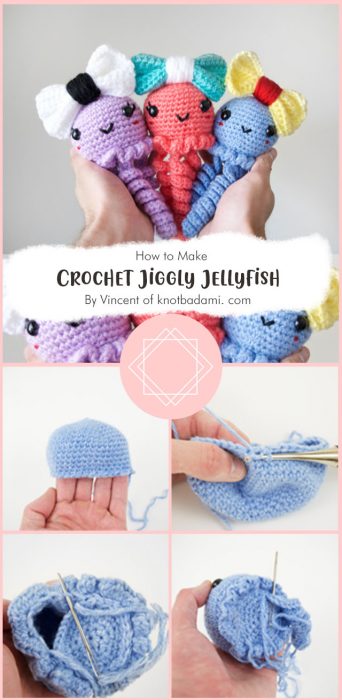 Crochet Jiggly Jellyfish By Vincent of knotbadami. com