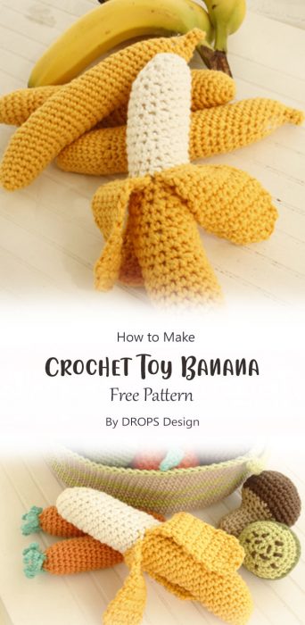 Crochet Toy Banana By DROPS Design