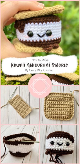 Kawaii Amigurumi S'mores By Crafty Kitty Crochet