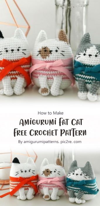 Amigurumi Fat Cat Free Crochet Pattern By amigurumipatterns. pic2re. com