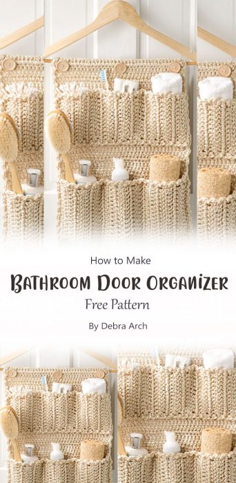 Bathroom Door Organizer By Debra Arch