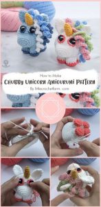 Cute Unicorn Free Amigurumi Pattern Ideas - Carolinamontoni.com