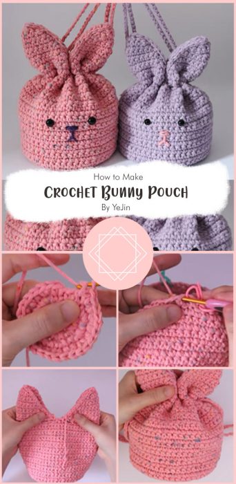 Crochet Bunny Pouch By YeJin