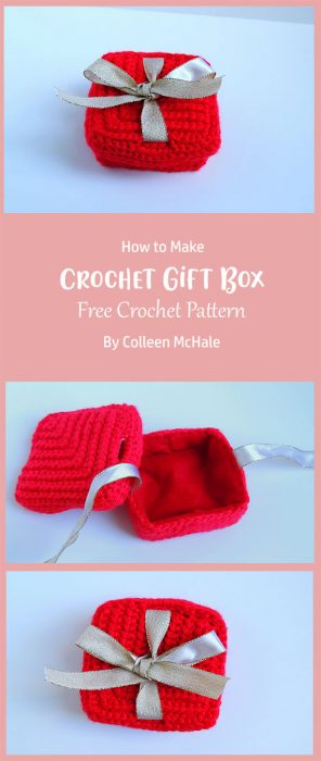 Crochet Gift Box By Colleen McHale