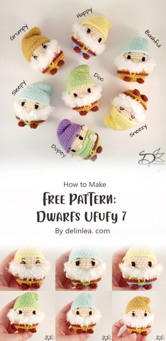 Free Pattern: 7 Dwarfs Ufufy By delinlea. com