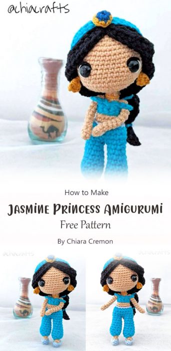 Jasmine Princess Amigurumi By Chiara Cremon