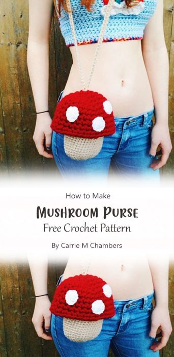 Mushroom Purse By Carrie M Chambers