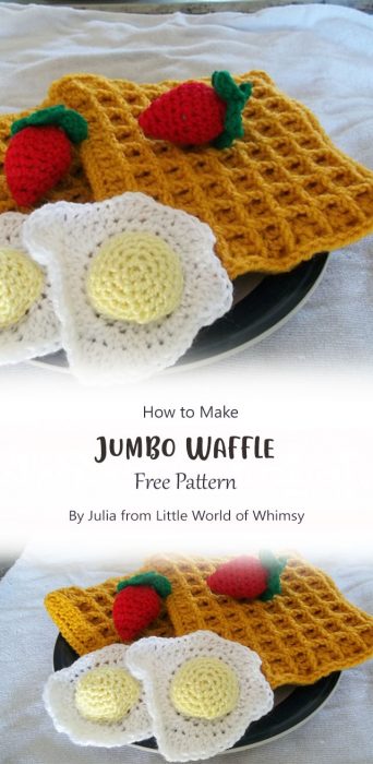 Jumbo Waffle By Julia from Little World of Whimsy
