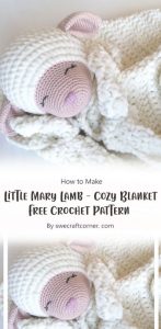 Cuddle Sheep Baby Security Blanket Free Crochet Pattern Ideas ...