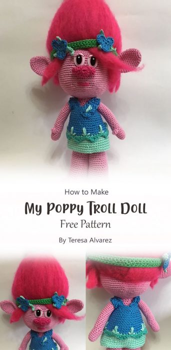 My Poppy Troll Doll By Teresa Alvarez