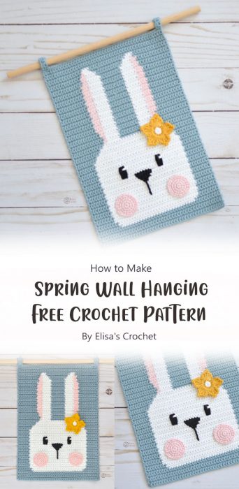 Spring Wall Hanging Free Crochet Pattern By Elisa's Crochet