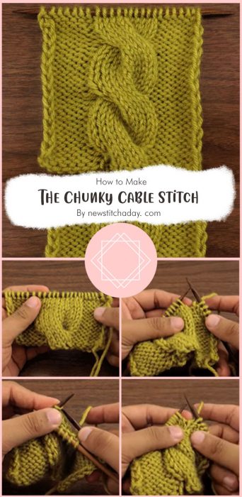 The Chunky Cable Stitch By newstitchaday. com