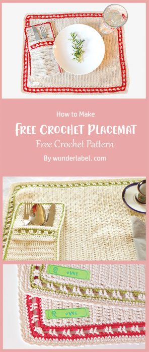 Free Crochet Placemat Pattern By wunderlabel. com