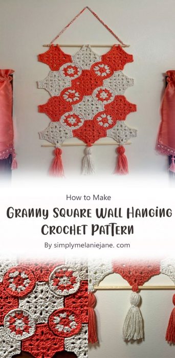 Granny Square Wall Hanging Crochet Pattern By simplymelaniejane. com