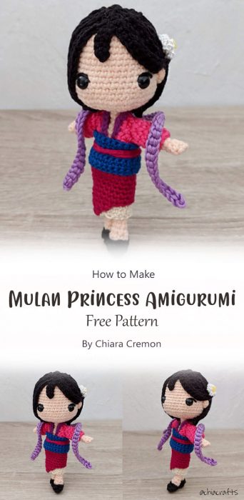 Mulan Princess Amigurumi By Chiara Cremon