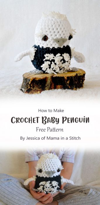 Crochet Baby Penguin By Jessica of Mama in a Stitch