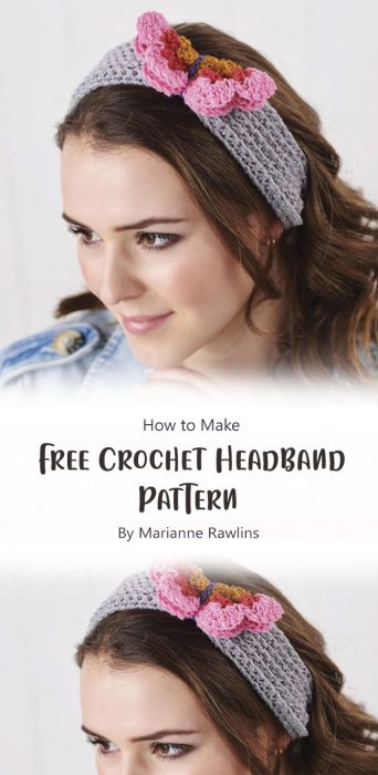 Free Crochet Headband Pattern By Marianne Rawlins