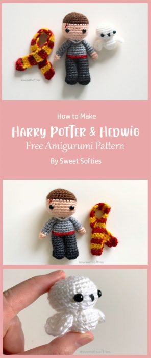 Harry Potter & Hedwig By Sweet Softies