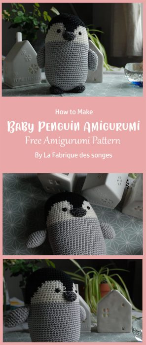 Baby Penguin Amigurumi By La Fabrique des songes