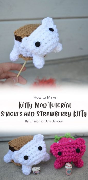 Kitty Mod Tutorial – S’mores and Strawberry Kitty By Sharon of Ami Amour