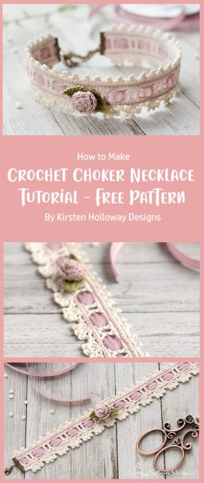 Crochet Choker Necklace Tutorial (Free Pattern) By Kirsten Holloway Designs