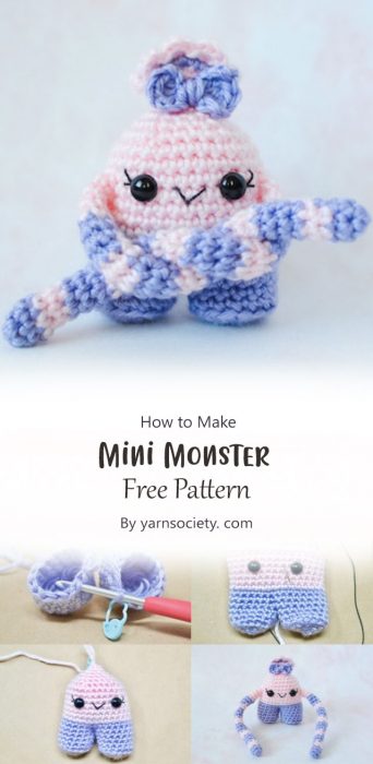 Mini Monster By yarnsociety. com