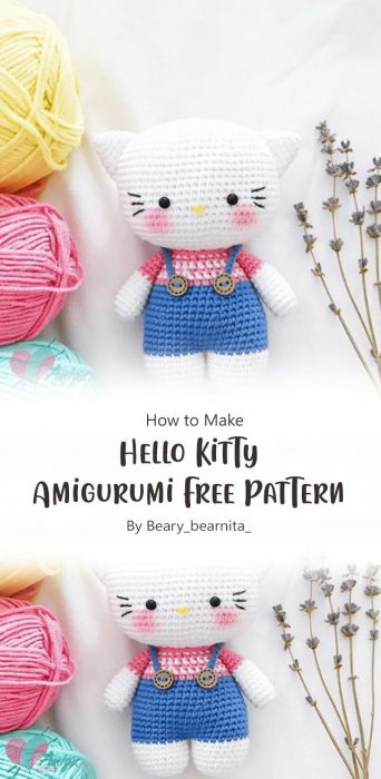 Hello Kitty Amigurumi Free Pattern By Beary_bearnita_