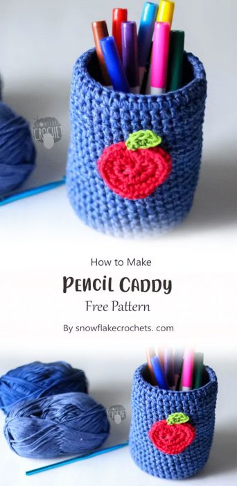 Pencil Caddy By snowflakecrochets. com