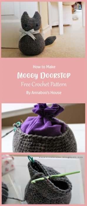 Moggy Doorstop By Annaboo's House