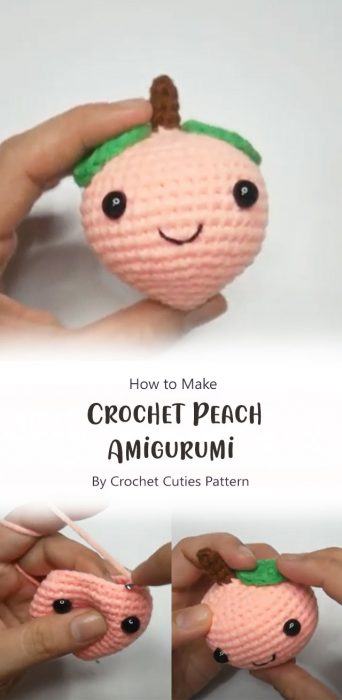 How to Crochet Peach Amigurumi By Crochet Cuties Pattern