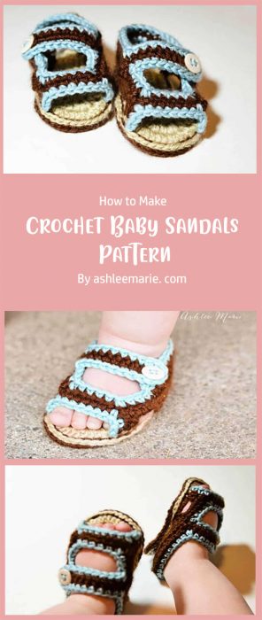 Crochet Baby Sandals Pattern By ashleemarie. com