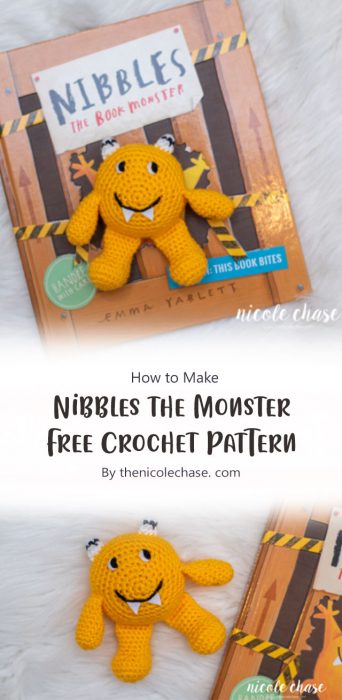 Nibbles the Monster - Free Crochet Pattern By thenicolechase. com