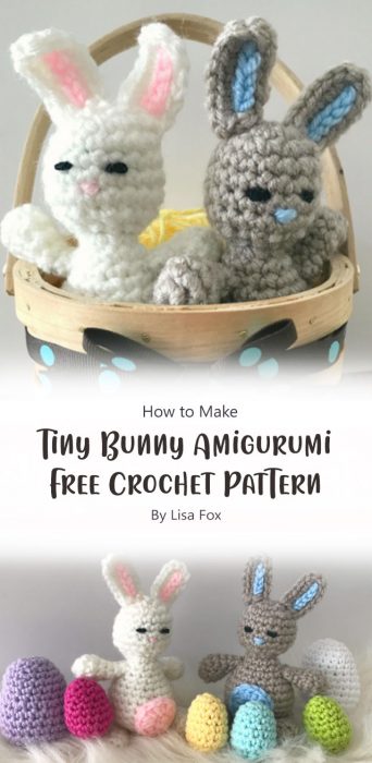 Adorable Tiny Bunny Free Amigurumi Crochet Pattern Ideas ...