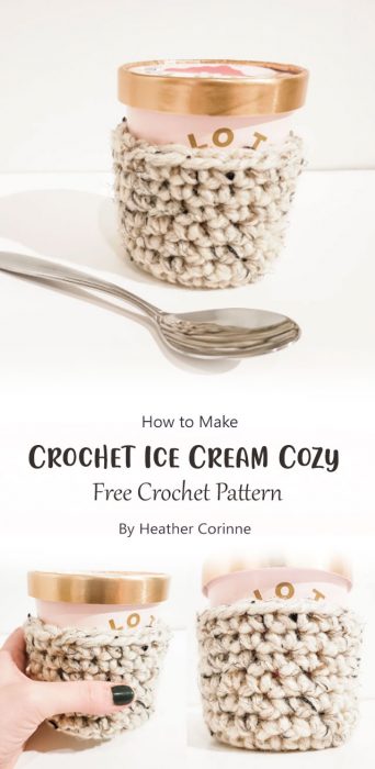 Crochet Ice Cream Cozy By Heather Corinne
