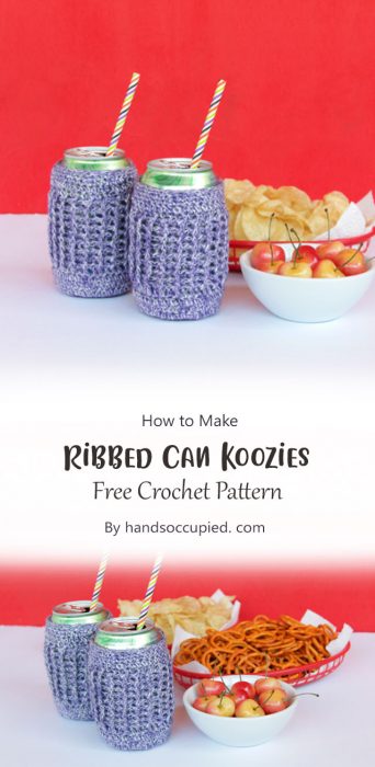Ribbed Can Koozies By handsoccupied. com