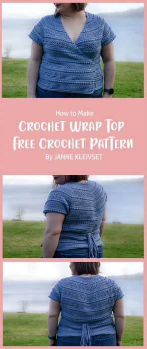 Crochet Wrap Top - Free Crochet Pattern By JANNE KLEIVSET