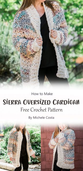 Sierra Oversized Cardigan By Michele Costa
