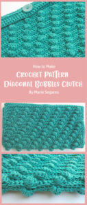 Lovely Bobble Clutch Free Crochet Pattern Ideas - Carolinamontoni.com