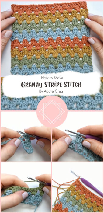 Best Granny Stripe Stitch Free Crochet Pattern Ideas - Carolinamontoni.com