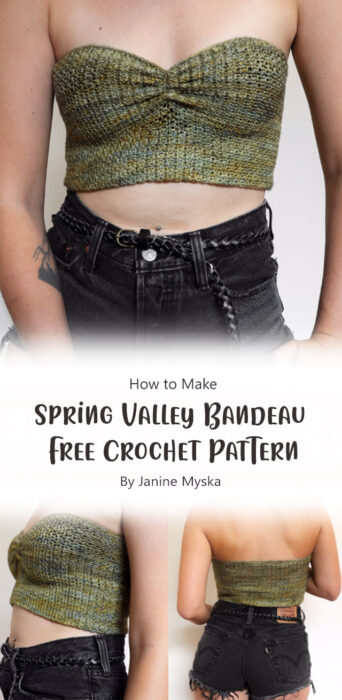 Pretty Bandeau/Tube Top - Free Crochet Pattern & Tutorial Ideas ...